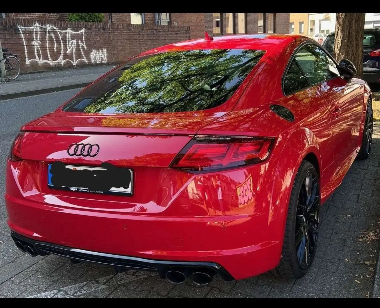 Audi TTS Coupe S tronic, Matrix, B&O, 20“, RS Grill, KeyG Rot - 2