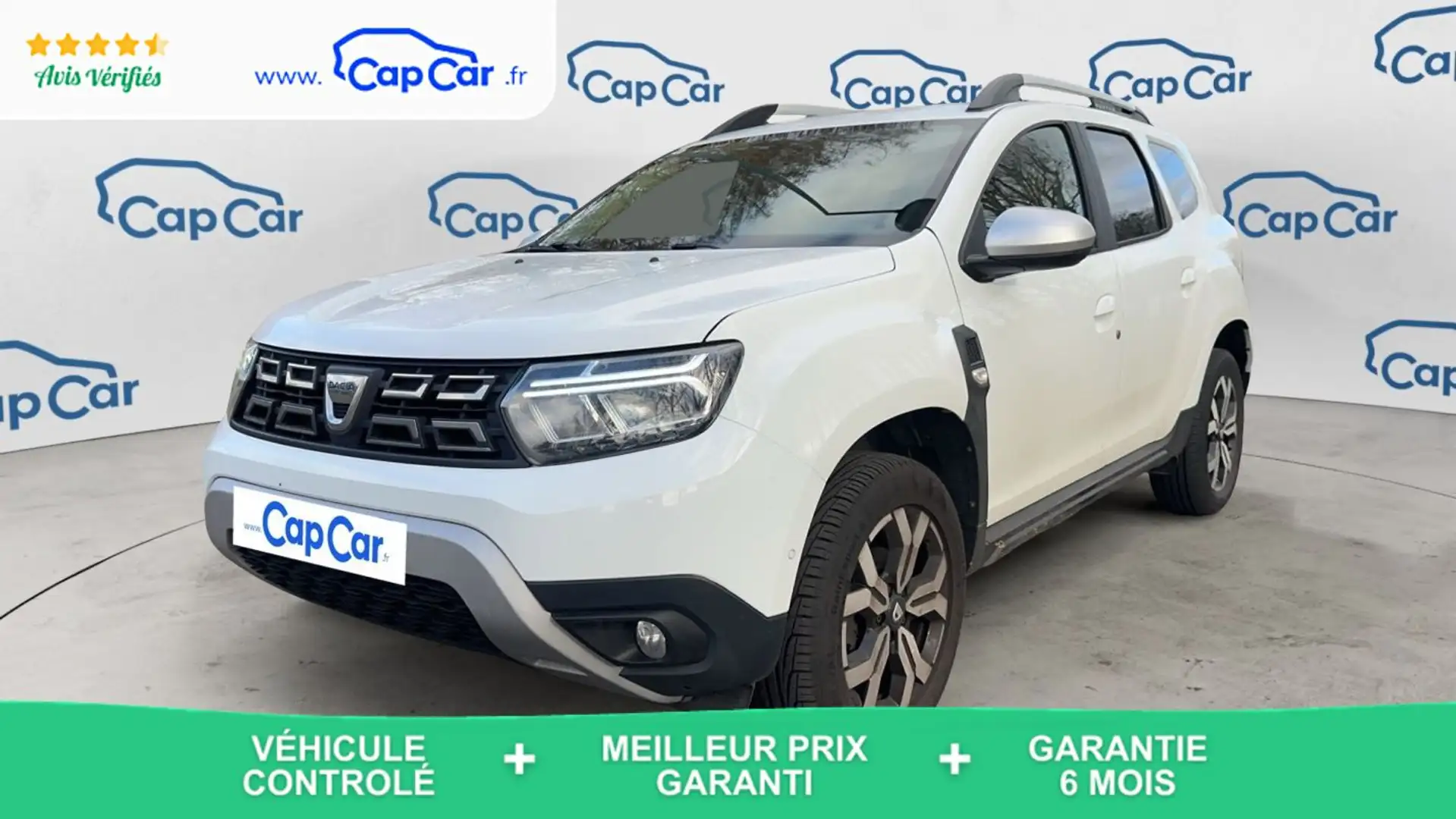 Dacia Duster 1.3 Tce 150 4x2 EDC6 Prestige - Automatique Blanc - 1