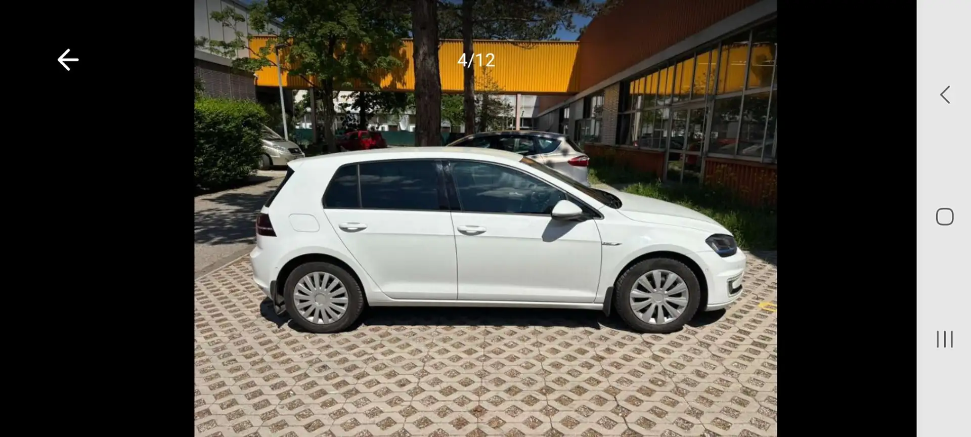 Volkswagen e-Golf 24,2kWh Volleder/ Navi/ Led Lichter Weiß - 2