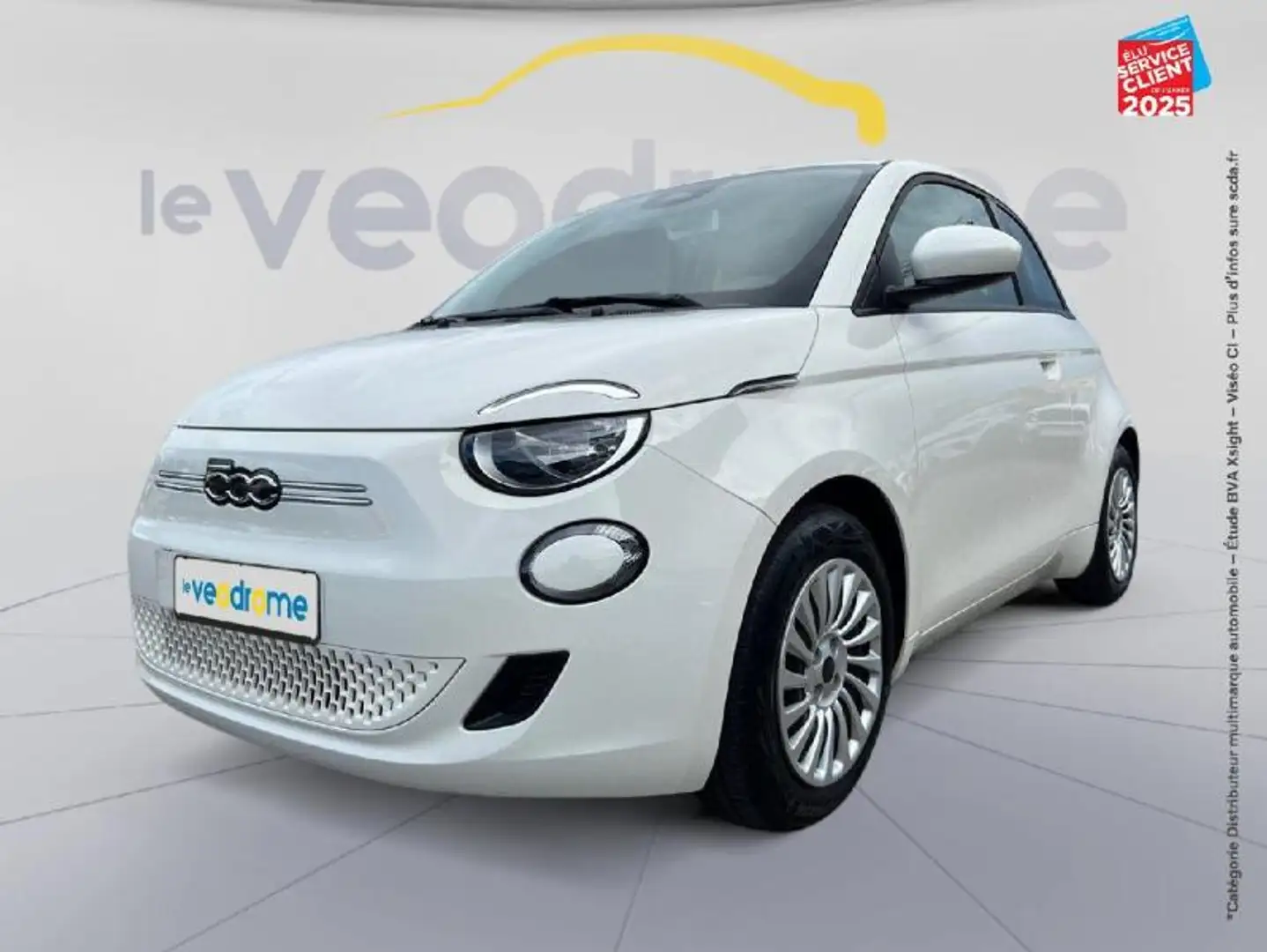 Fiat 500e e 95ch Action Blanc - 1