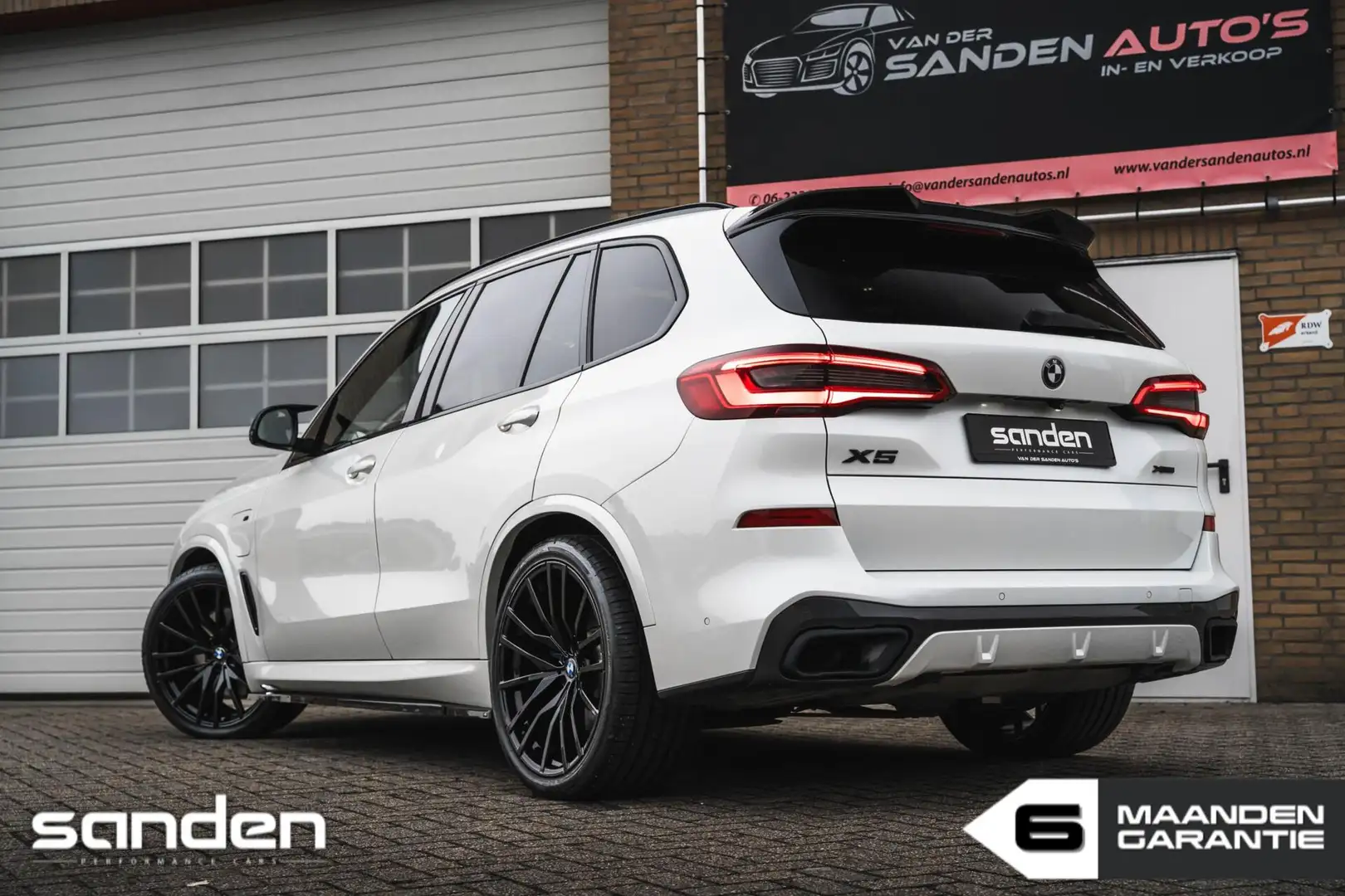 BMW X5 xDrive45e M-sport|Parelmoer|Maxton|Pano|360°|H&K|2 Blanc - 2