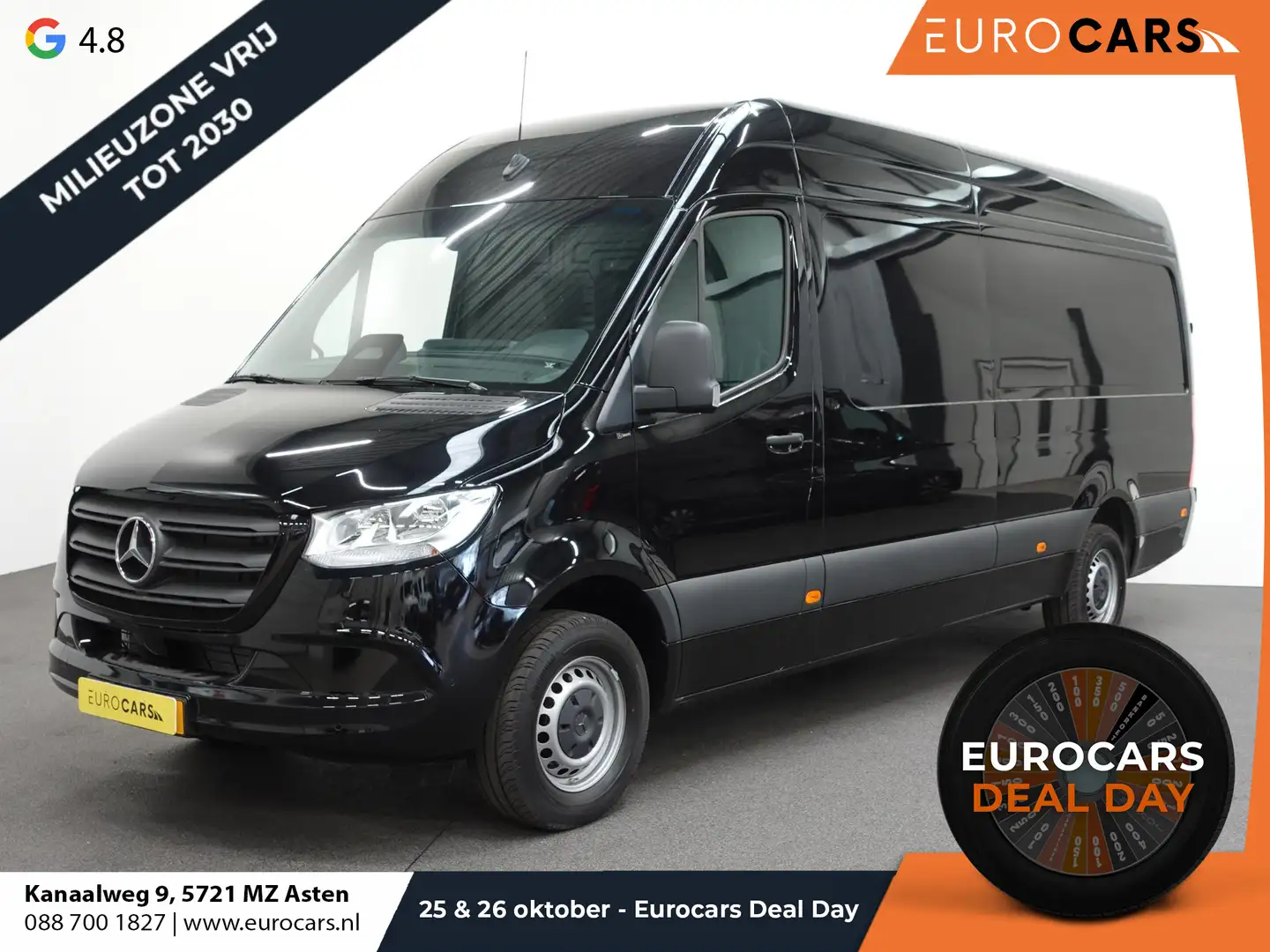 Mercedes-Benz Sprinter 315 1.9 CDI L3 RWD Navi Airco Cruise Control Trekh Noir - 1