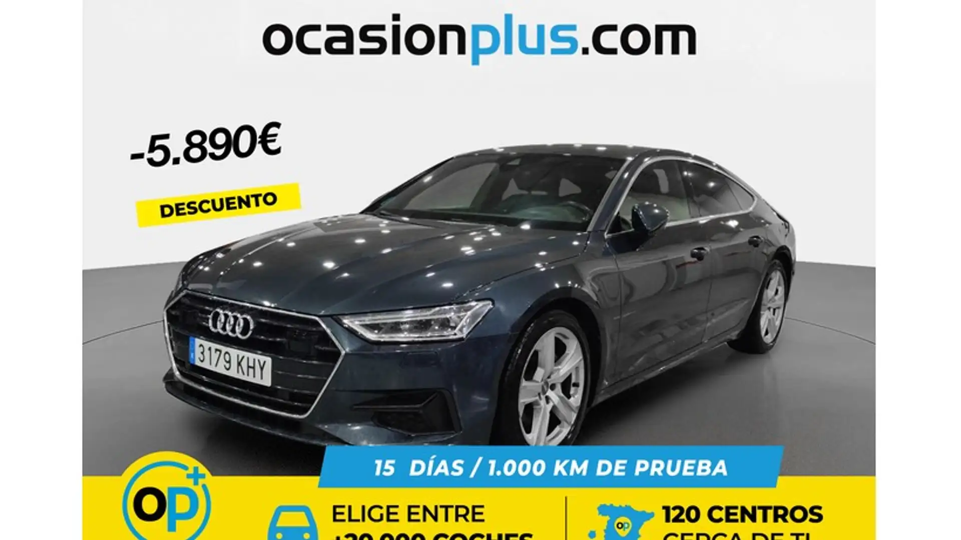 Audi A7 Sportback 50 TDI quattro tiptronic 210kW Bleu - 1