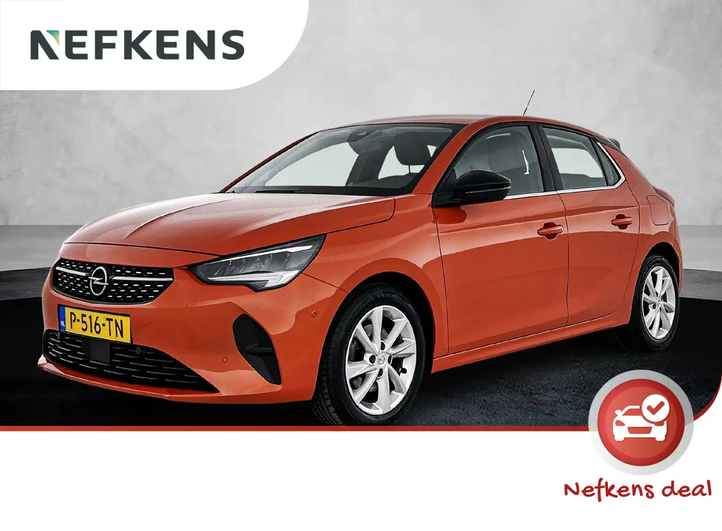 Opel Corsa Elegance 100 pk Automaat | Navigatie via Apple Car Orange - 1