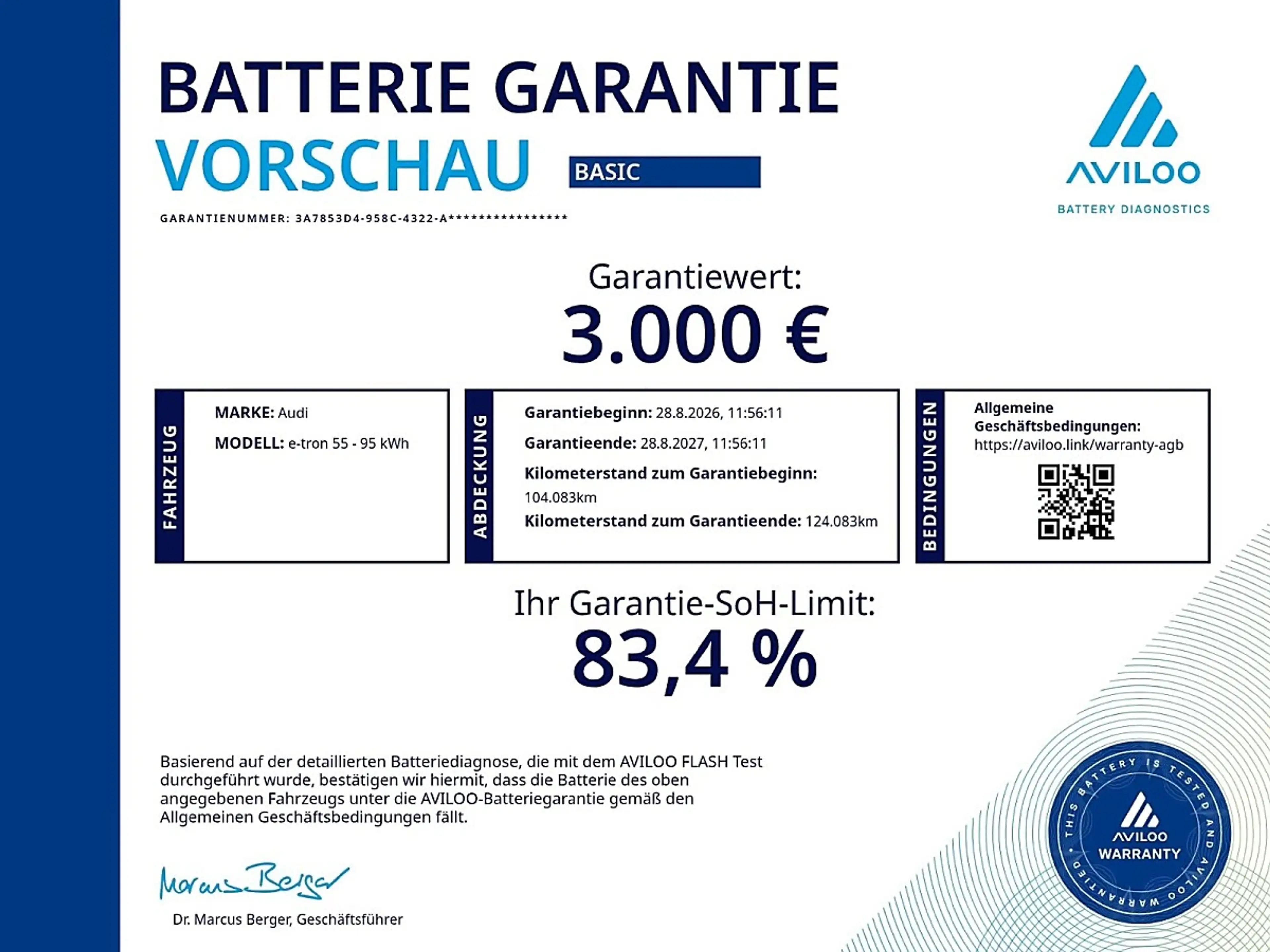 Audi e-tron SB 55 quattro*LEDER — photo 3
