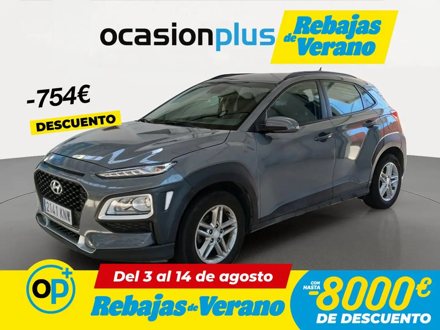 Hyundai KONA 1.0 TGDI Klass 4x2 Gris - 1