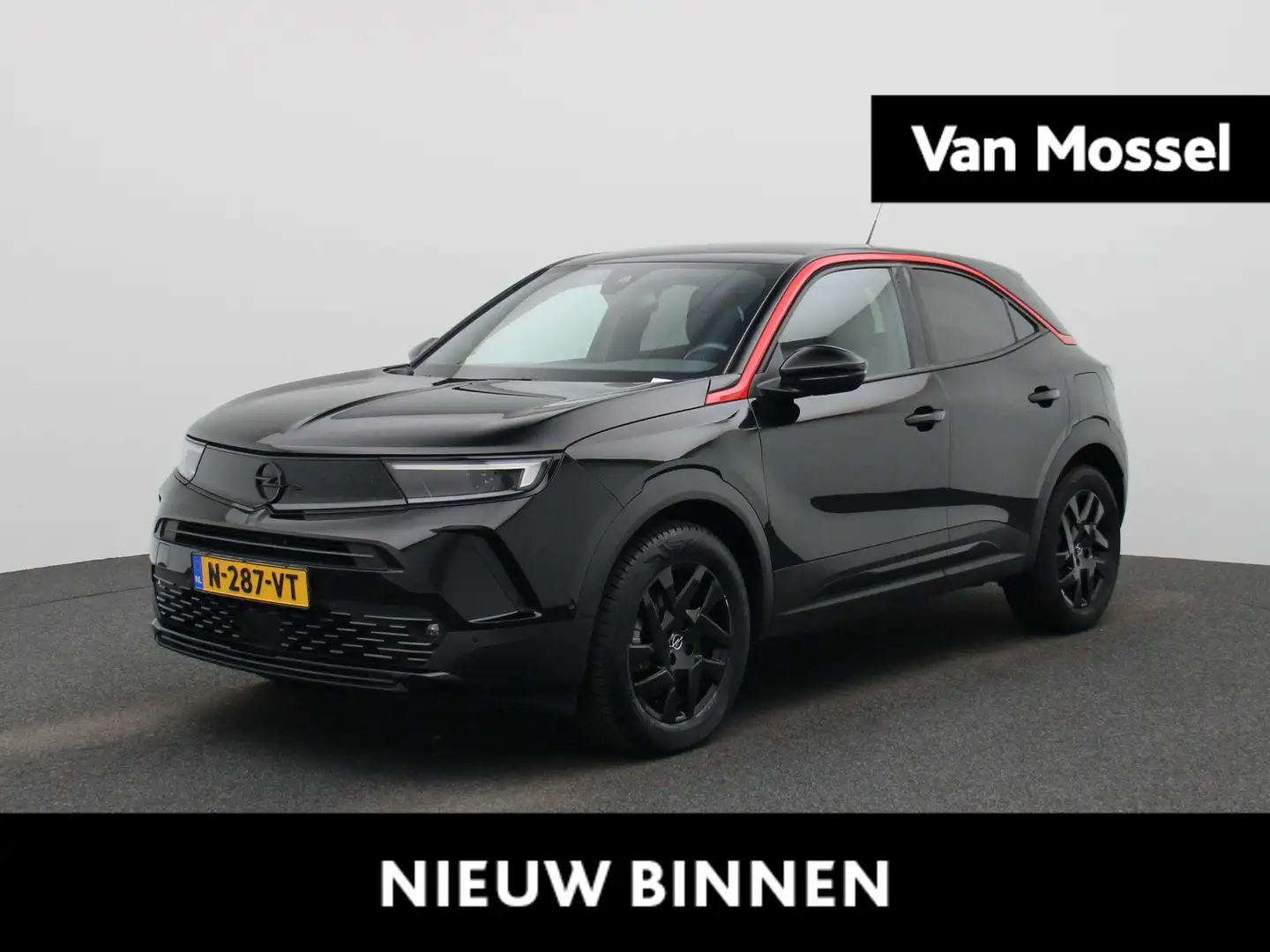 Opel Mokka-E Ultimate 50-kWh 7.4kw bl. Opel Mokka-e 50-kWh 7.4k Zwart - 1