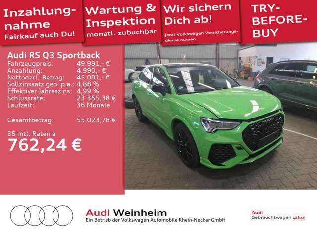 Imagine Audi RS Q3 TFSI quattro Black Paket B&O Pan