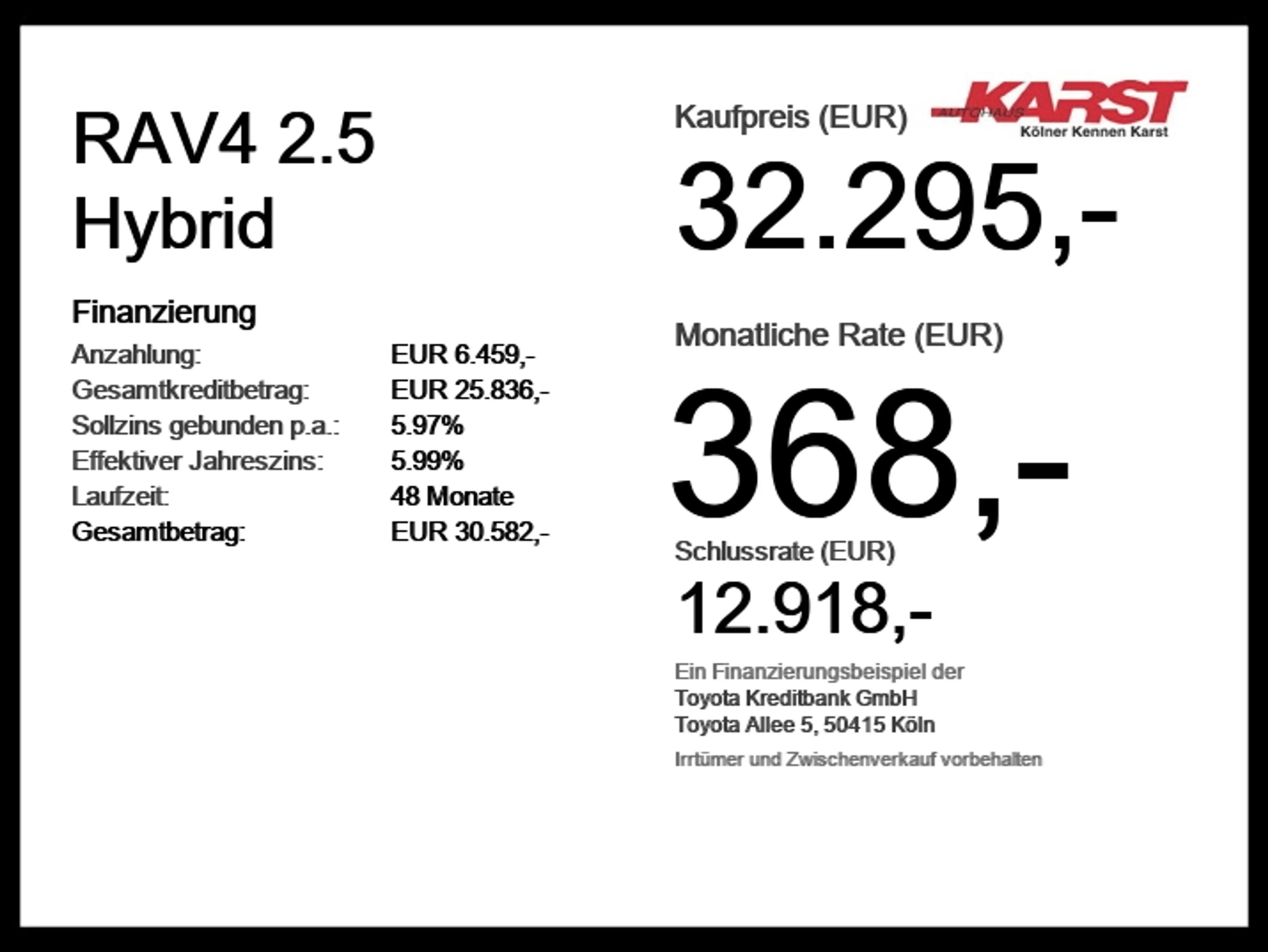 Toyota RAV 4 RAV4 2.5 Hybrid Kamera, el. Heckkl. — photo 5