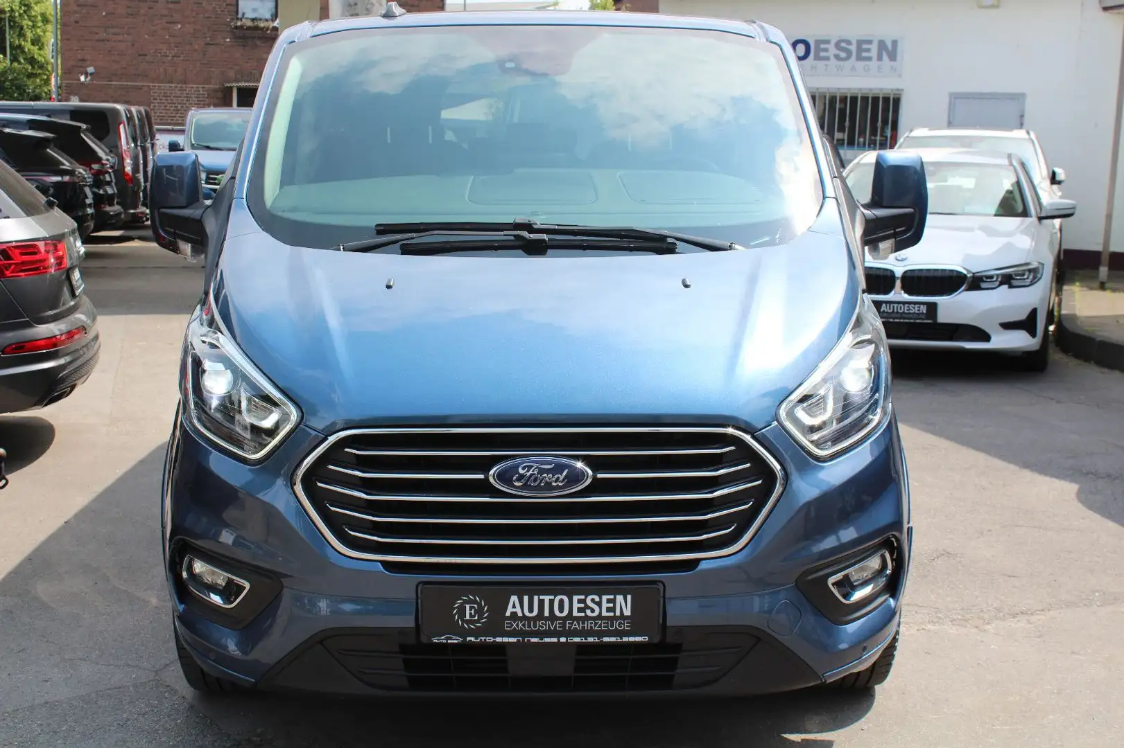 Ford Tourneo Custom TITANIUM X L2+8-SITZER+LEDER+AHK Azul - 1