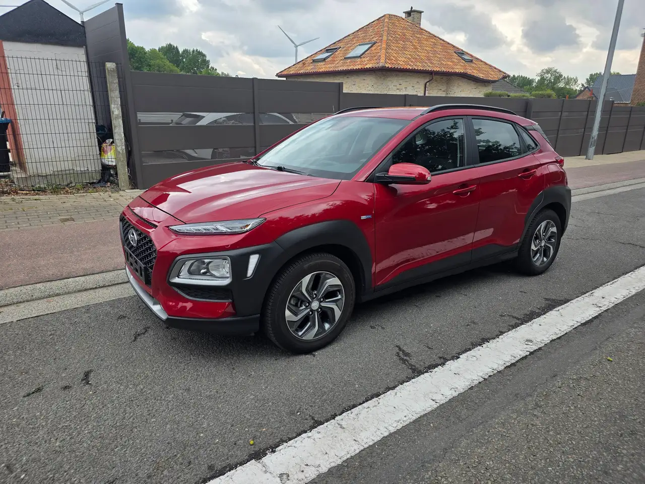 Hyundai Kona HEV 1.6 GDi Hybride 1°EIG. IN PERFECTE STAAT MET 12 GRAANTIE+BOEKJE !!, миниатюра 3