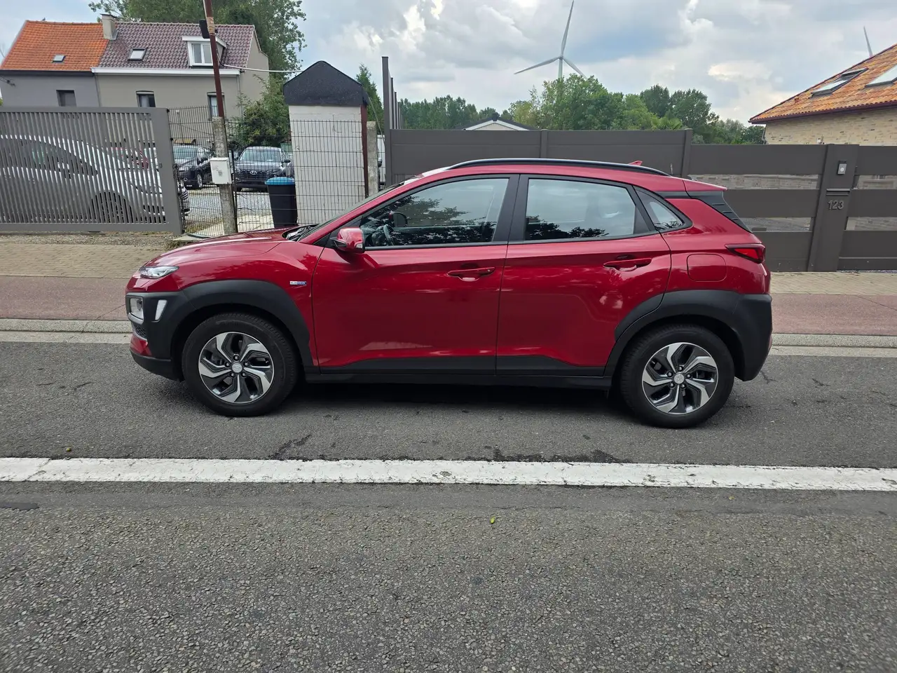 Hyundai Kona HEV 1.6 GDi Hybride 1°EIG. IN PERFECTE STAAT MET 12 GRAANTIE+BOEKJE !!, миниатюра 4