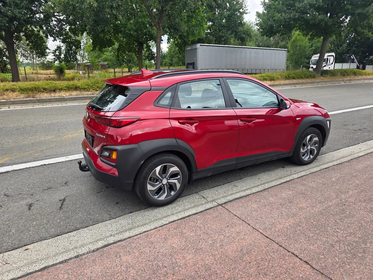 Hyundai Kona HEV 1.6 GDi Hybride 1°EIG. IN PERFECTE STAAT MET 12 GRAANTIE+BOEKJE !!, миниатюра 7