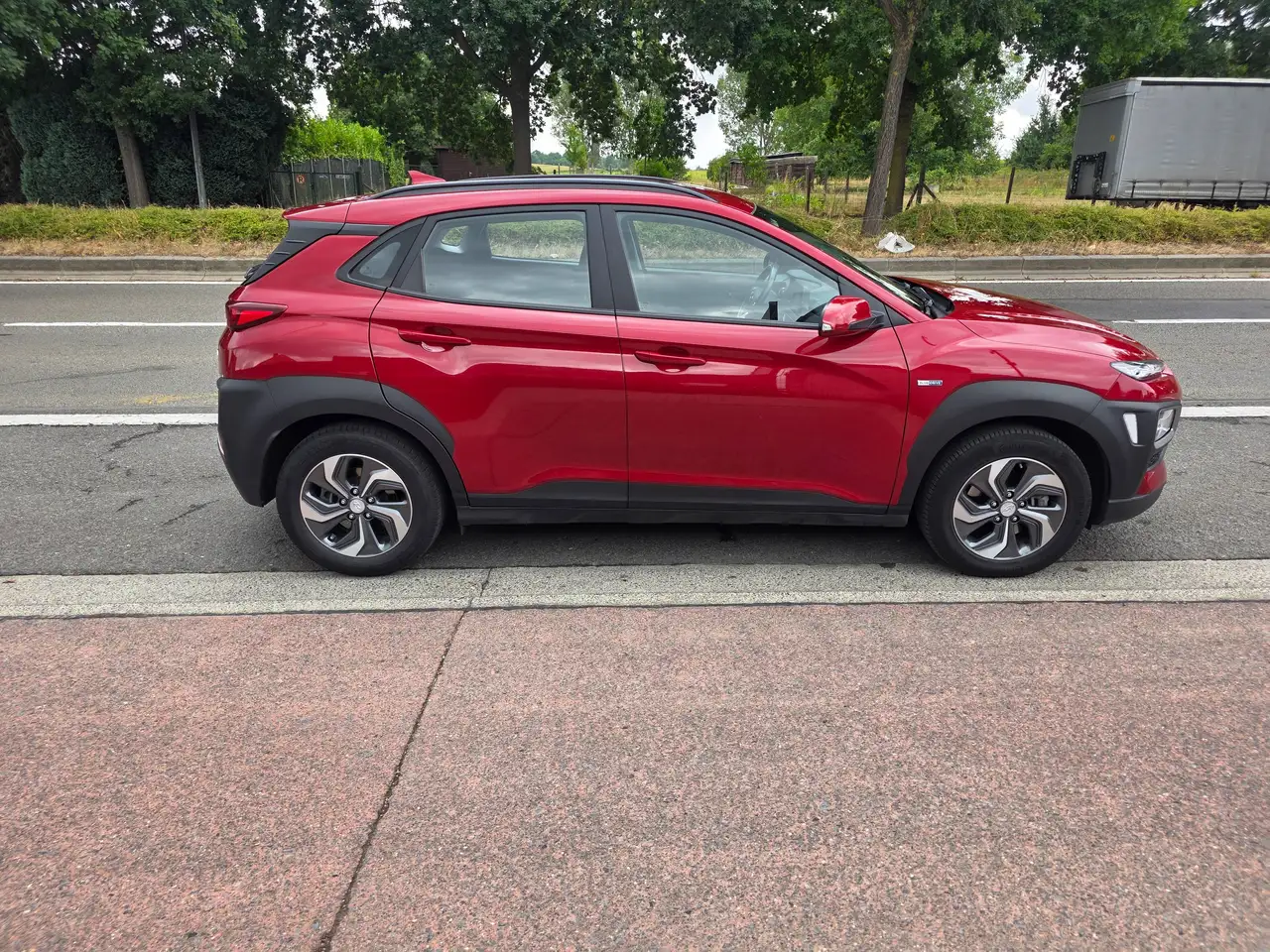 Hyundai Kona HEV 1.6 GDi Hybride 1°EIG. IN PERFECTE STAAT MET 12 GRAANTIE+BOEKJE !!, миниатюра 8