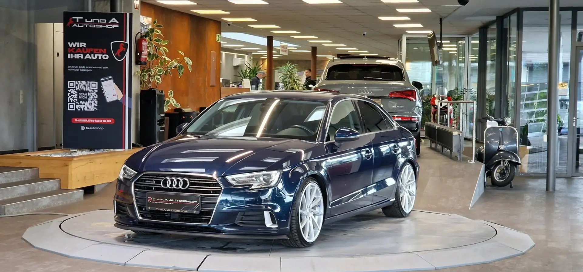 Audi A3 2.0 TFSI quattro Sport S-Tronic *Navi*Sitzheizung* Blau - 1