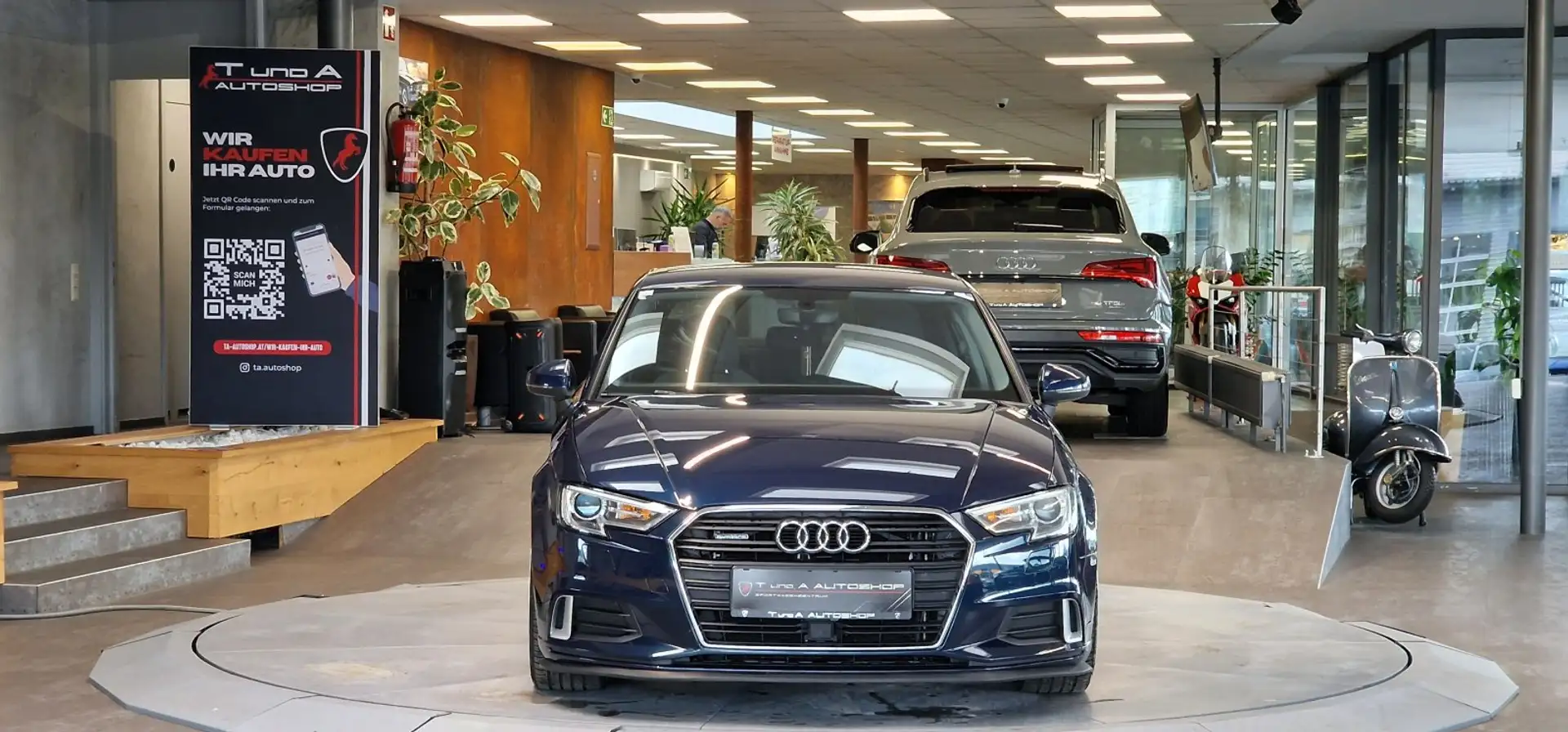 Audi A3 2.0 TFSI quattro Sport S-Tronic *Navi*Sitzheizung* Blau - 2