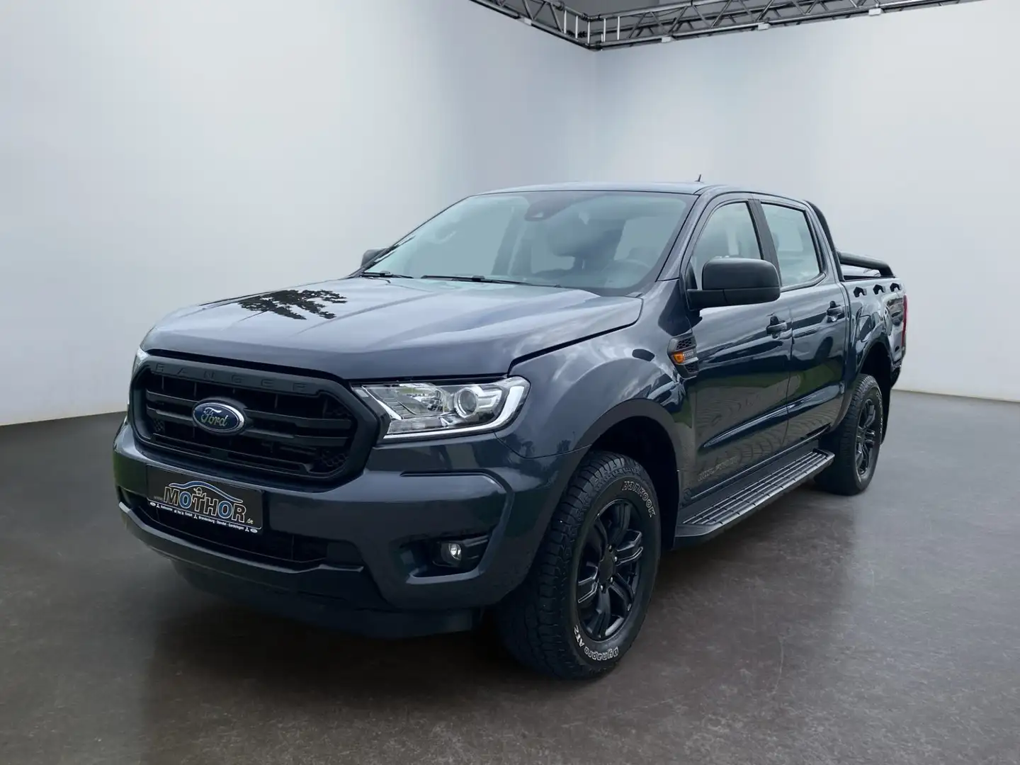 Ford Ranger Wolftrak 2.0 TDCi 4WD TEMP NAV SHZ Gris - 2