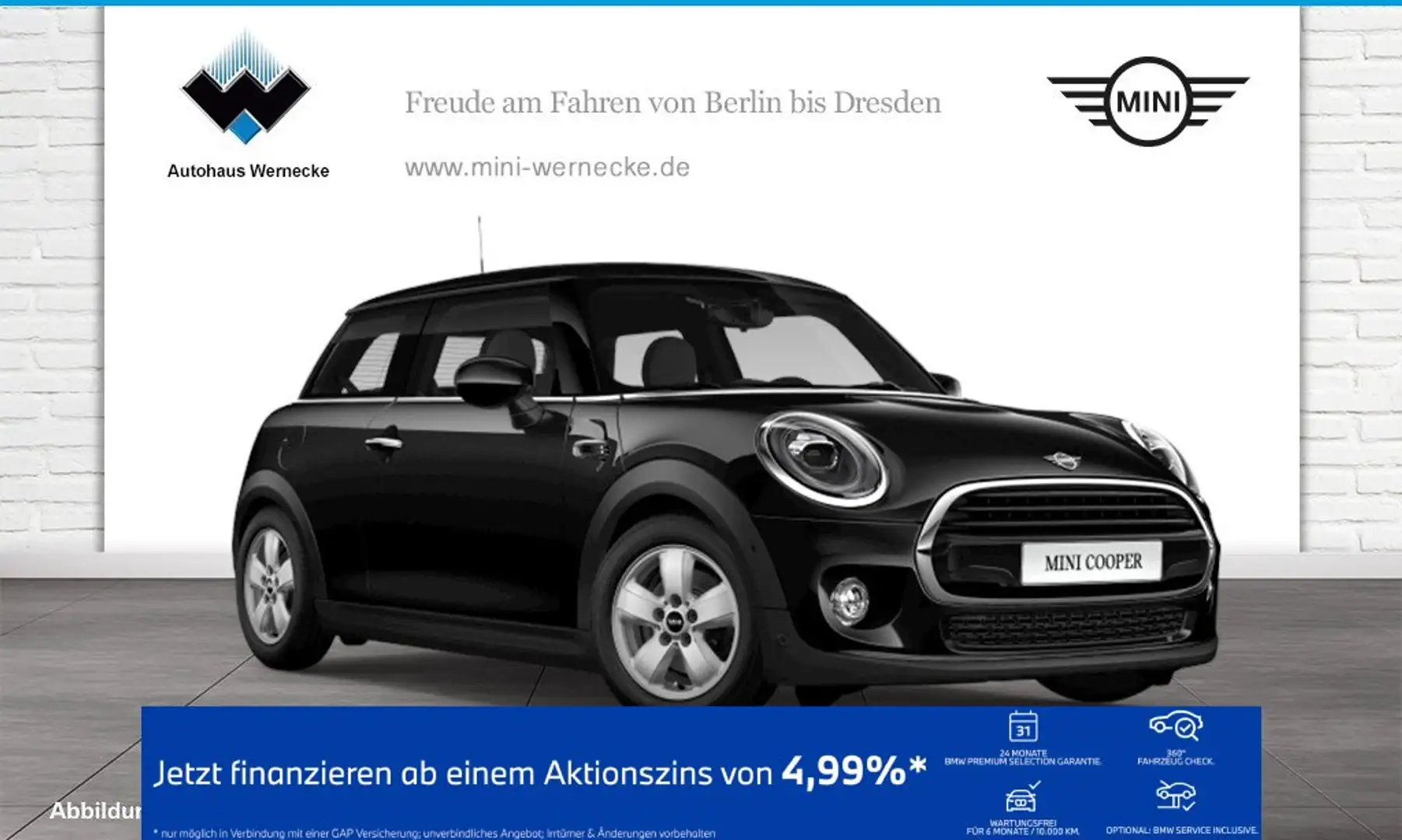 MINI Cooper Hatch Chili LED Navi Komfortzg. Tempomat Černá - 1