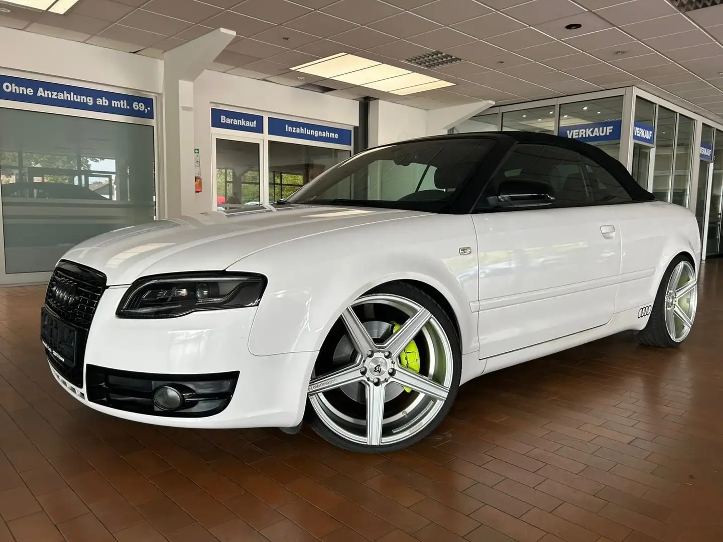 Audi A4 Cabriolet 2.0 TFSI Weiß - 1