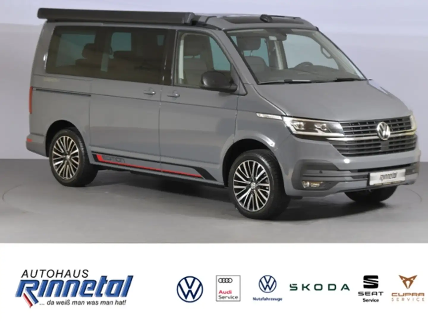 Volkswagen T6.1 California Beach EDITION 2,0 l TDI 110 kW DSG ACC+NAVI+LED+K Grigio - 2