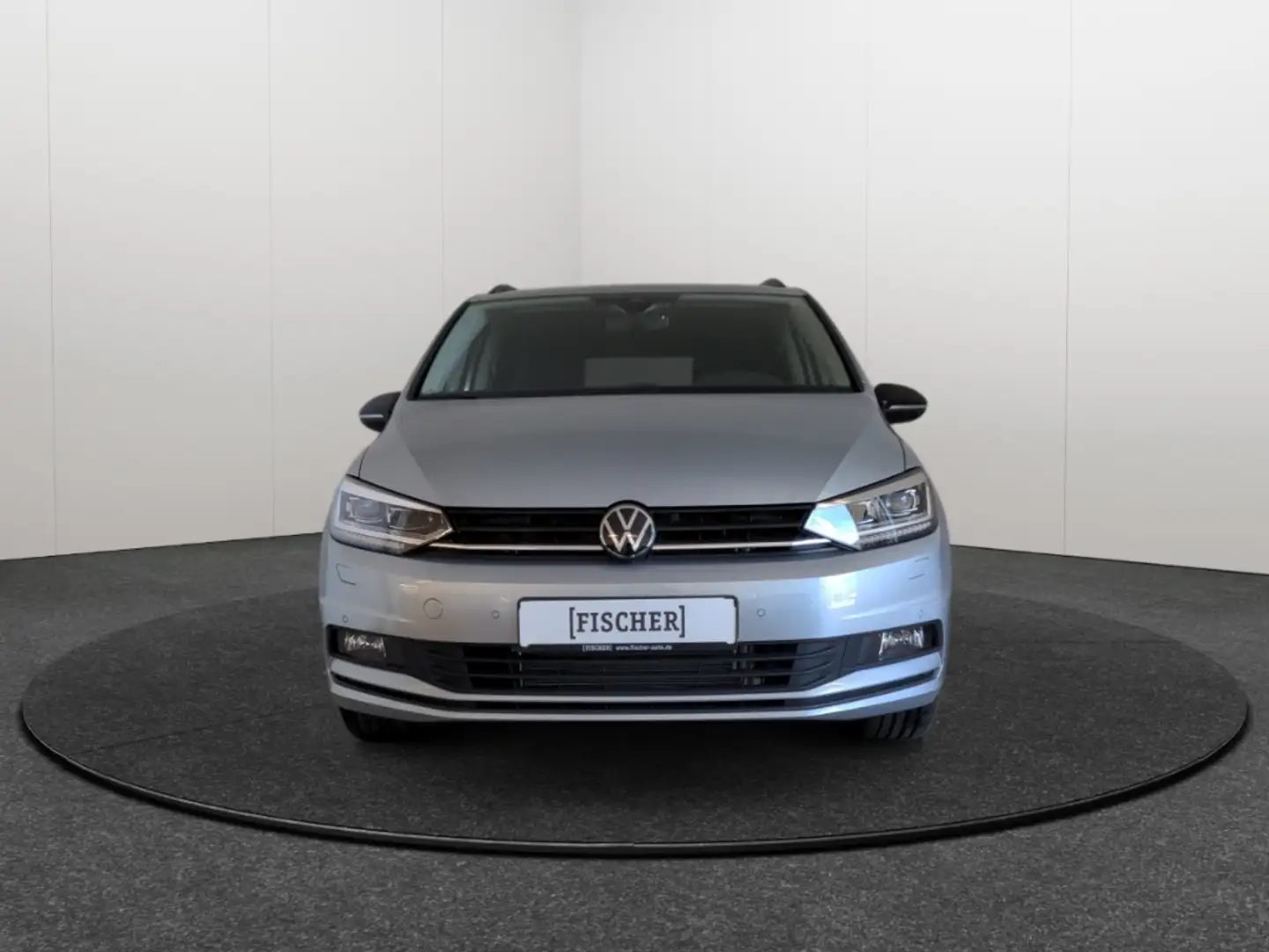 Volkswagen Touran 2.0TDI DSG Highline LED Navi AHK STHZ Rear View Silver - 2