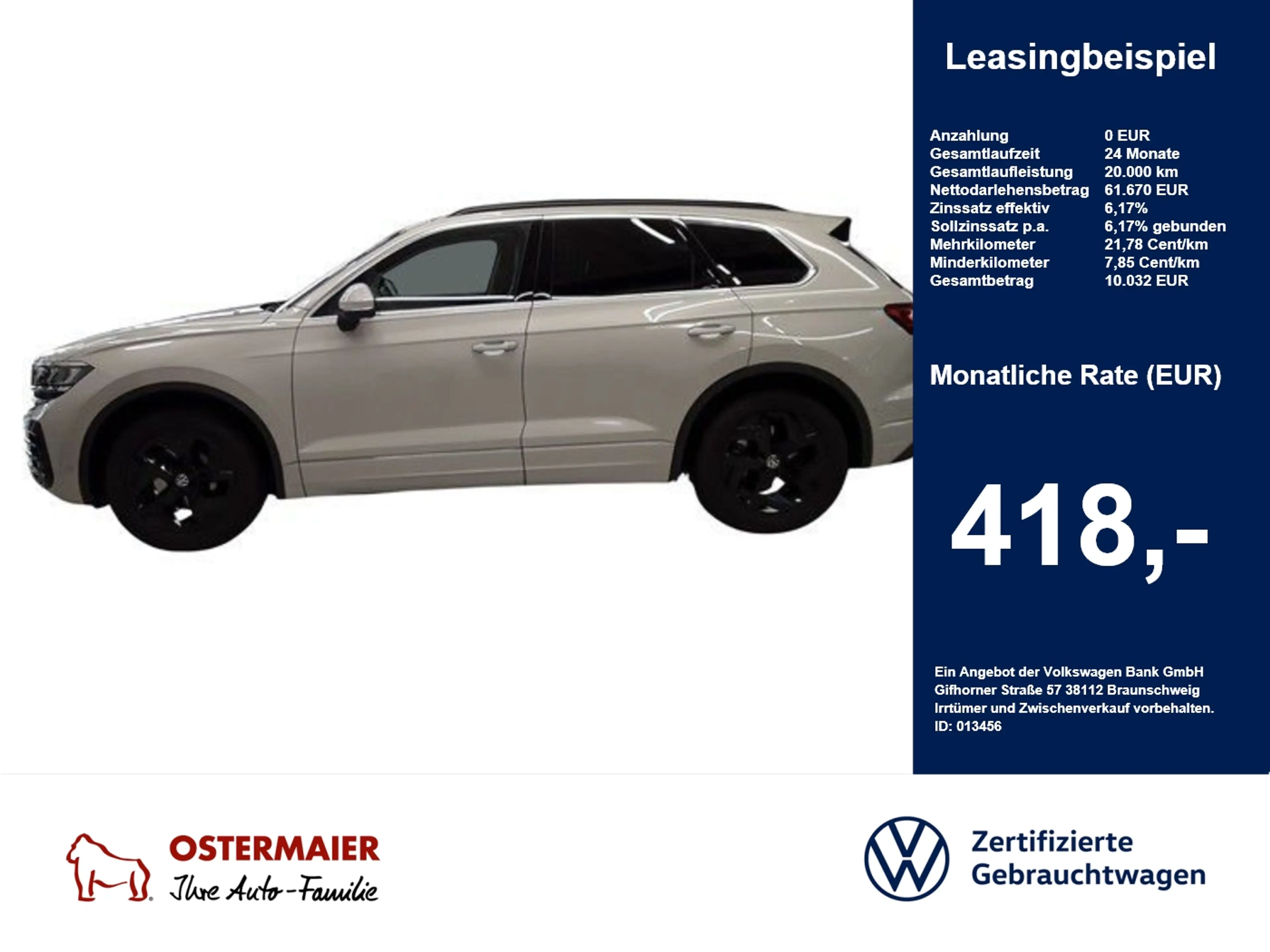 Volkswagen Touareg ELEGANCE 3.0TDI 231PS NP.105T ACC.5J-G.AHK.STHZG.K