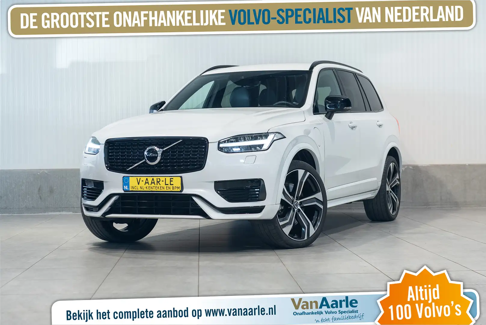 Volvo XC90 T8 Aut. R-Design Stoelverwarming Standkachel Parke Wit - 1