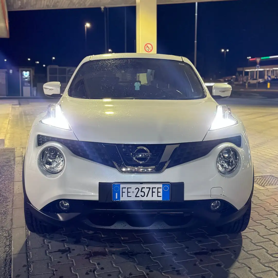 Nissan Juke Juke I 2015 1.5 dci Acenta 110cv E6 Bianco - 1