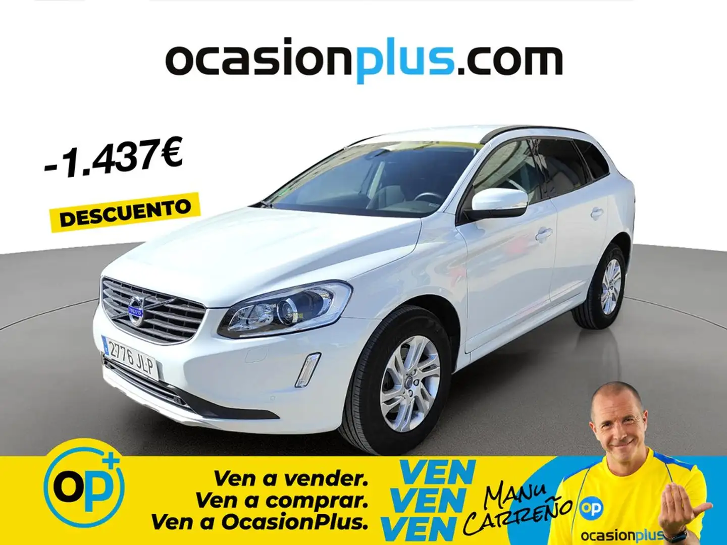 Volvo XC60 D3 Kinetic Aut. 150 Blanco - 1