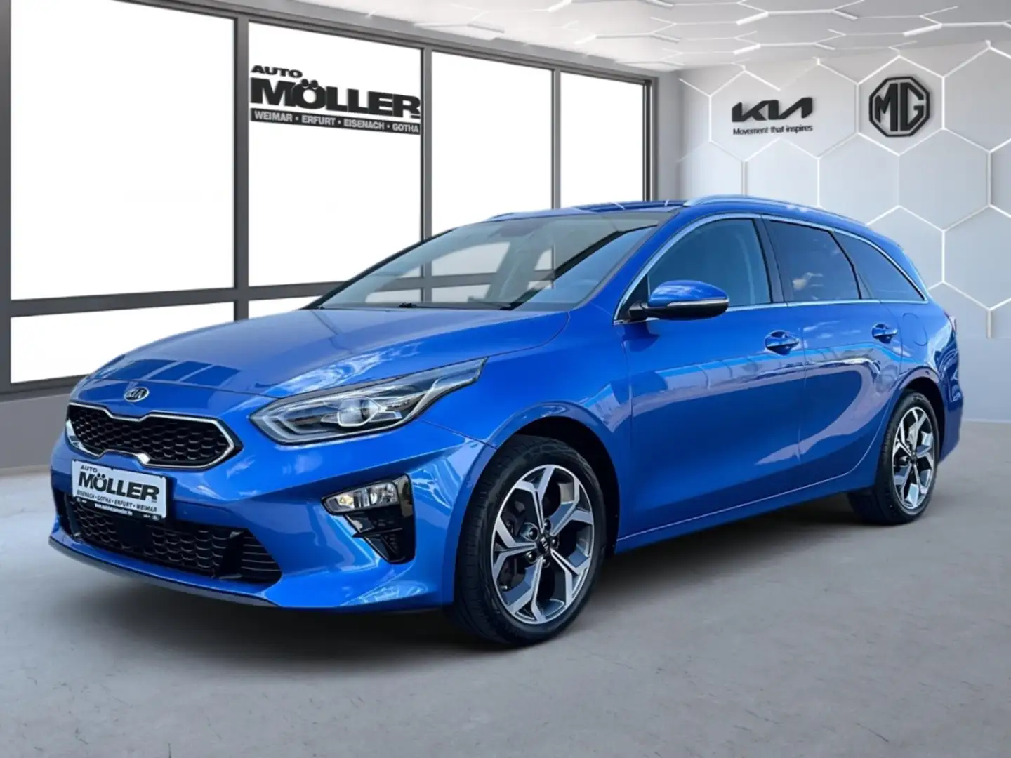 Kia Ceed SW / cee'd SW 1.6 CRDi Spirit Navi LED El.Heckklappe JBL Blauw - 2