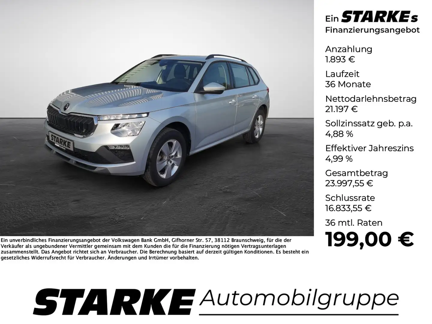 Skoda Kamiq 1.0 TSI DSG Selection Argent - 1