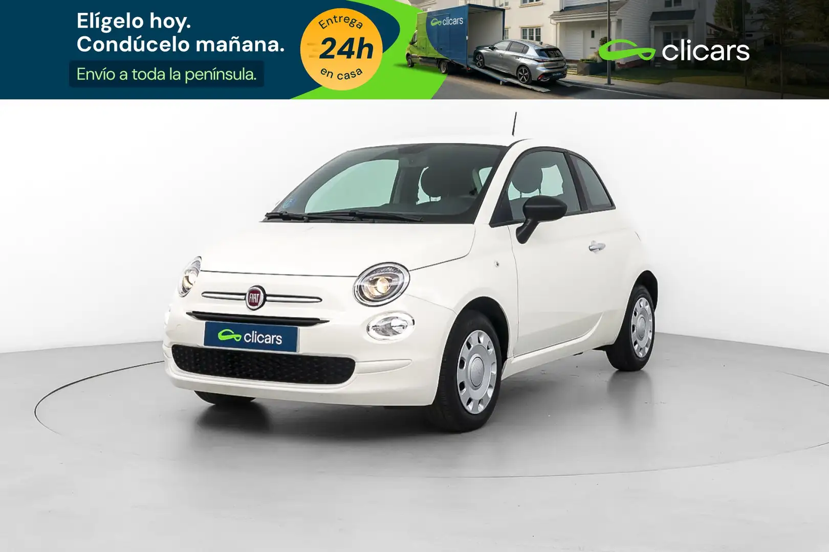 Fiat 500 1.0 Hybrid Monotrim 52kW Blanco - 1