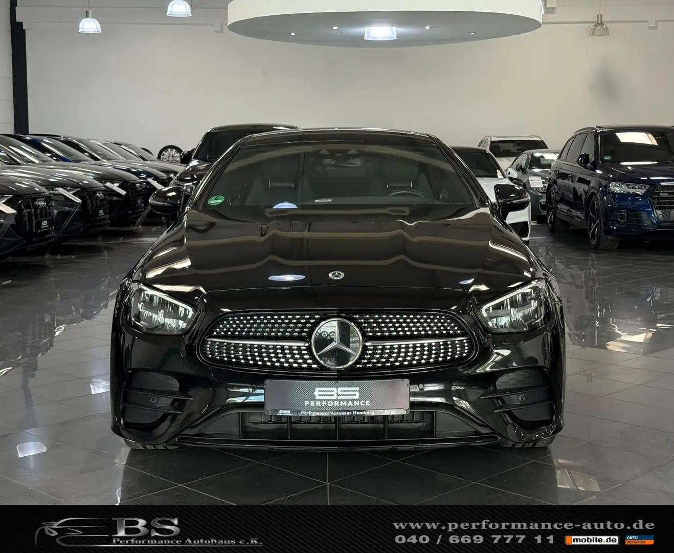 Mercedes-Benz E 400 d 4M COUPE |AMG-LINE|NIGHT|ACC|HUD|KAMERA| Schwarz - 2