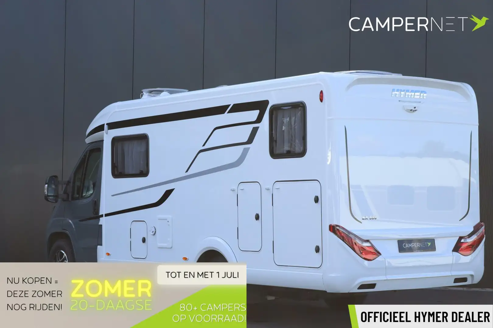 Overig Hymer Exsis-T 580 Pure 2.2 Multijet 140pk Aut Grijs - 2