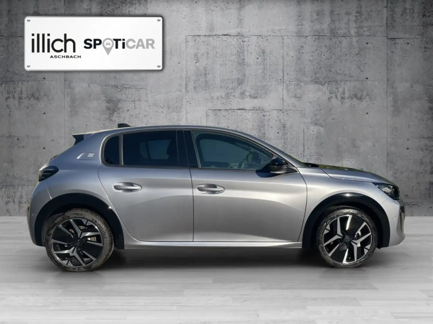 Peugeot 208 E-208 GT Elektromotor 156 - Batterie 54 kWh Grau - 2
