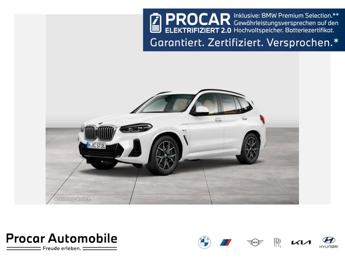 BMW X3 xDrive30e MSPORT+AHK+19ZOLL+RFK+LED+PARKASS+ Weiß - 1