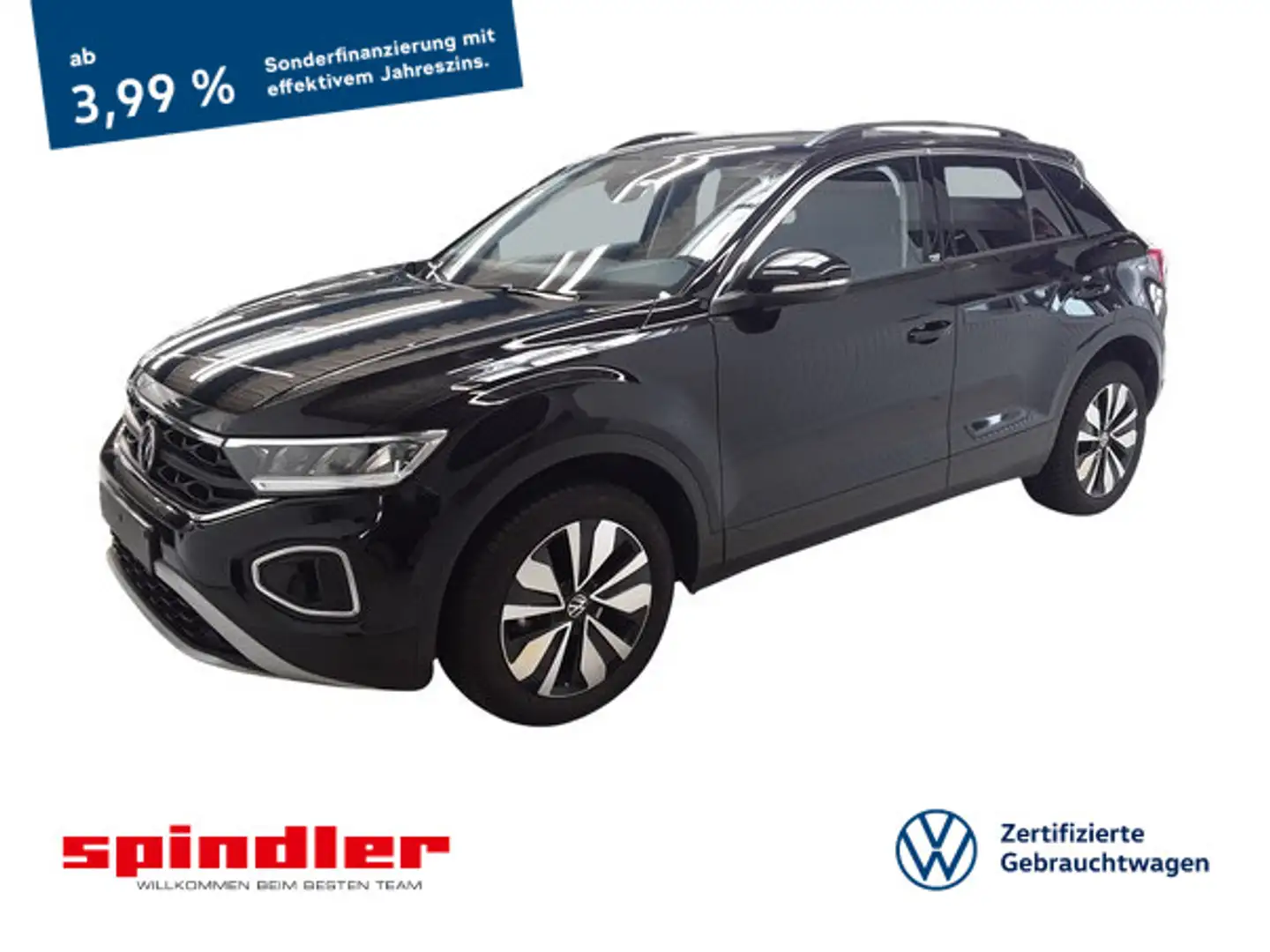 Volkswagen T-Roc Move 1.5 TSI / Navi, Park Assi, AHK, LED Schwarz - 1