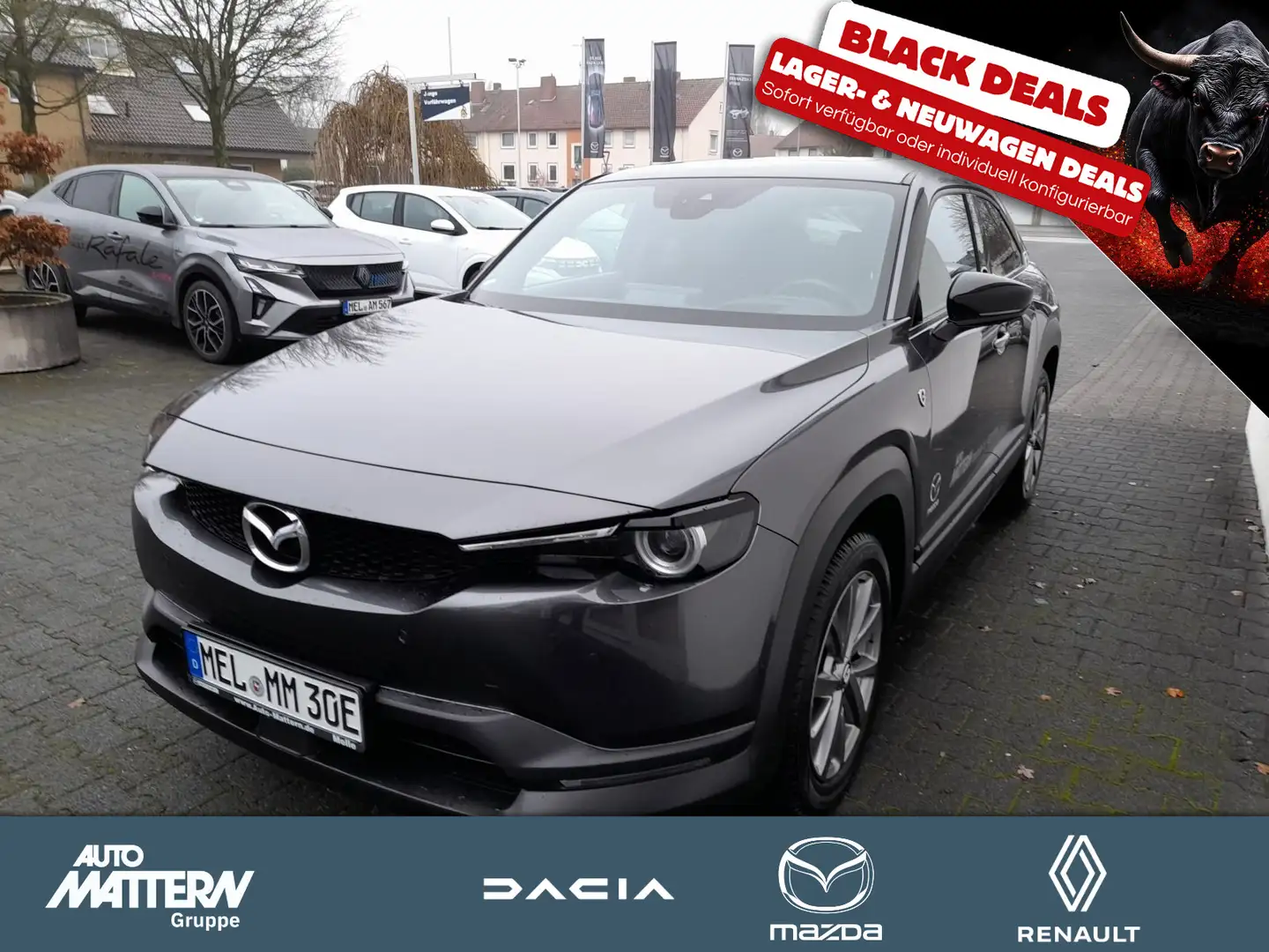 Mazda MX-30 Makoto Klimaaut.|NAVI|CarPlay|LED|PDC Blac Grau - 1