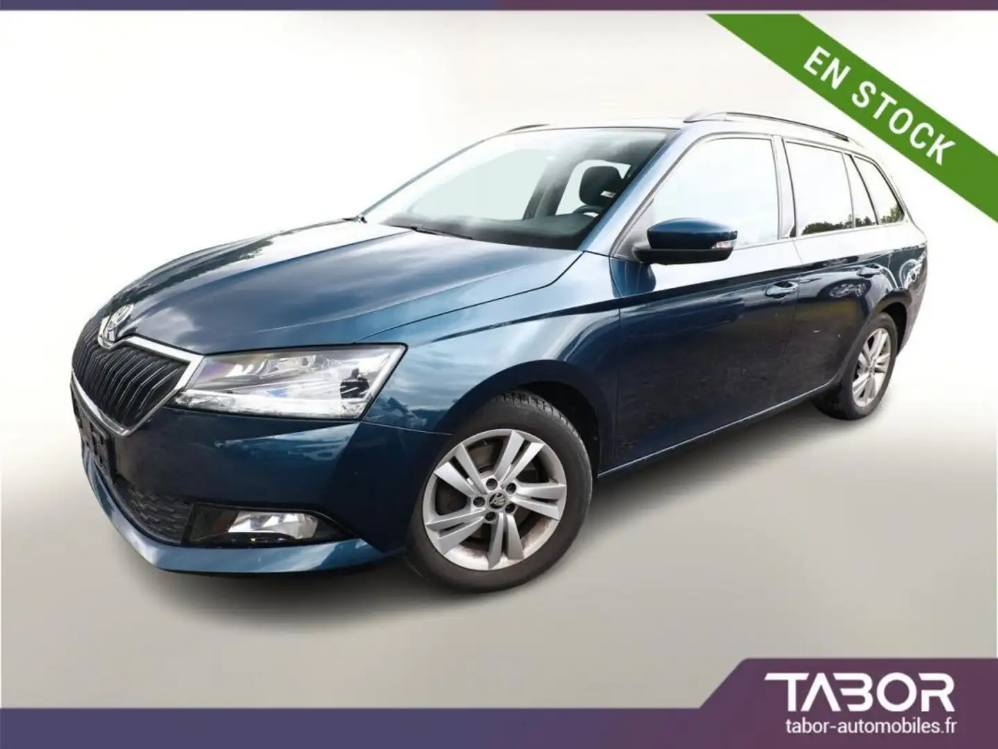 Skoda Fabia Combi 1.0 TSI 95 DSG Style GPS LED Bleu - 1