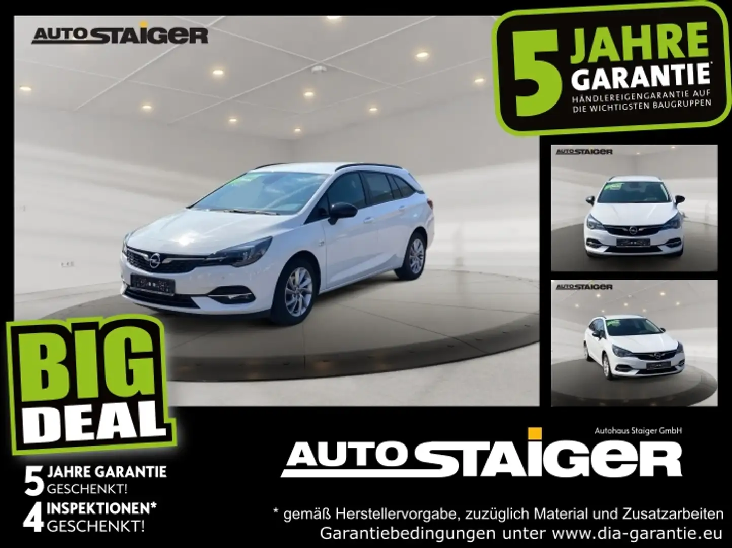 Opel Astra K Sports Tourer 1.4 Turbo  Edition LM LED Wit - 1