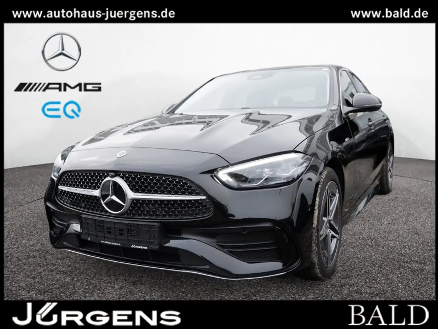 Mercedes-Benz C 300 e AMG-Sport/LED/360/Distr/Memo/Totw/Winter Schwarz - 1