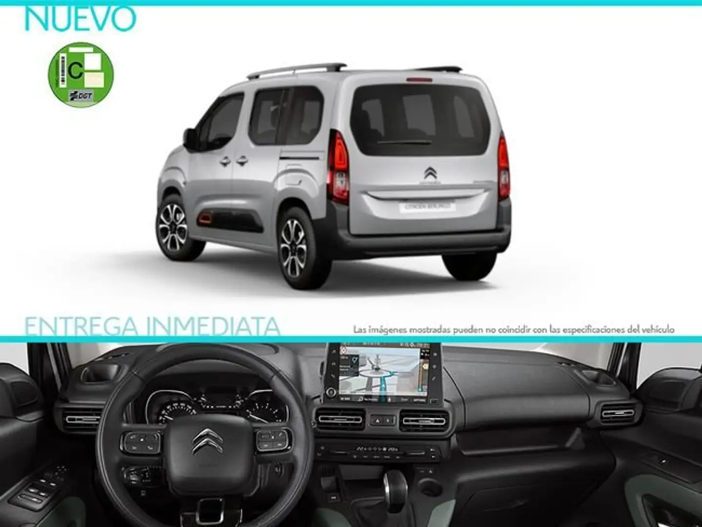 Citroën Berlingo 1.5 BLUEHDI 130 TALLA M SHINE BUS AUTO 5P Gris - 1