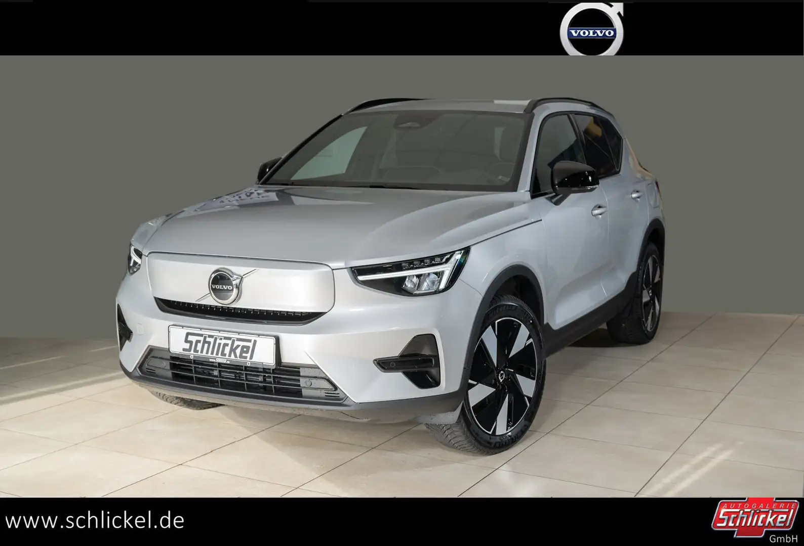 Volvo XC40 Recharge Plus Twin Motor AWD Navi ACC Met. AHK Silber - 1