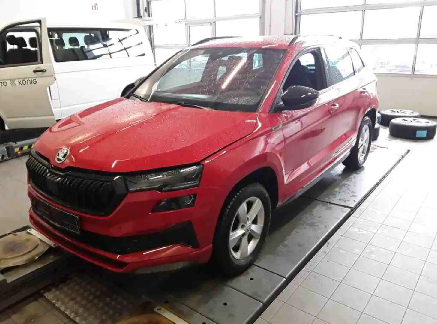 Skoda Karoq Sportline 2.0TDI 4x4 DSG AHK/PDC/RFK/4xSHZ Rouge - 1