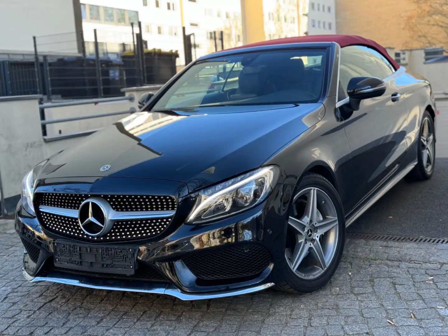 Mercedes-Benz C 180 Cabrio AMG LINE/LED/Kopfheizung/Alcantara Negro - 1