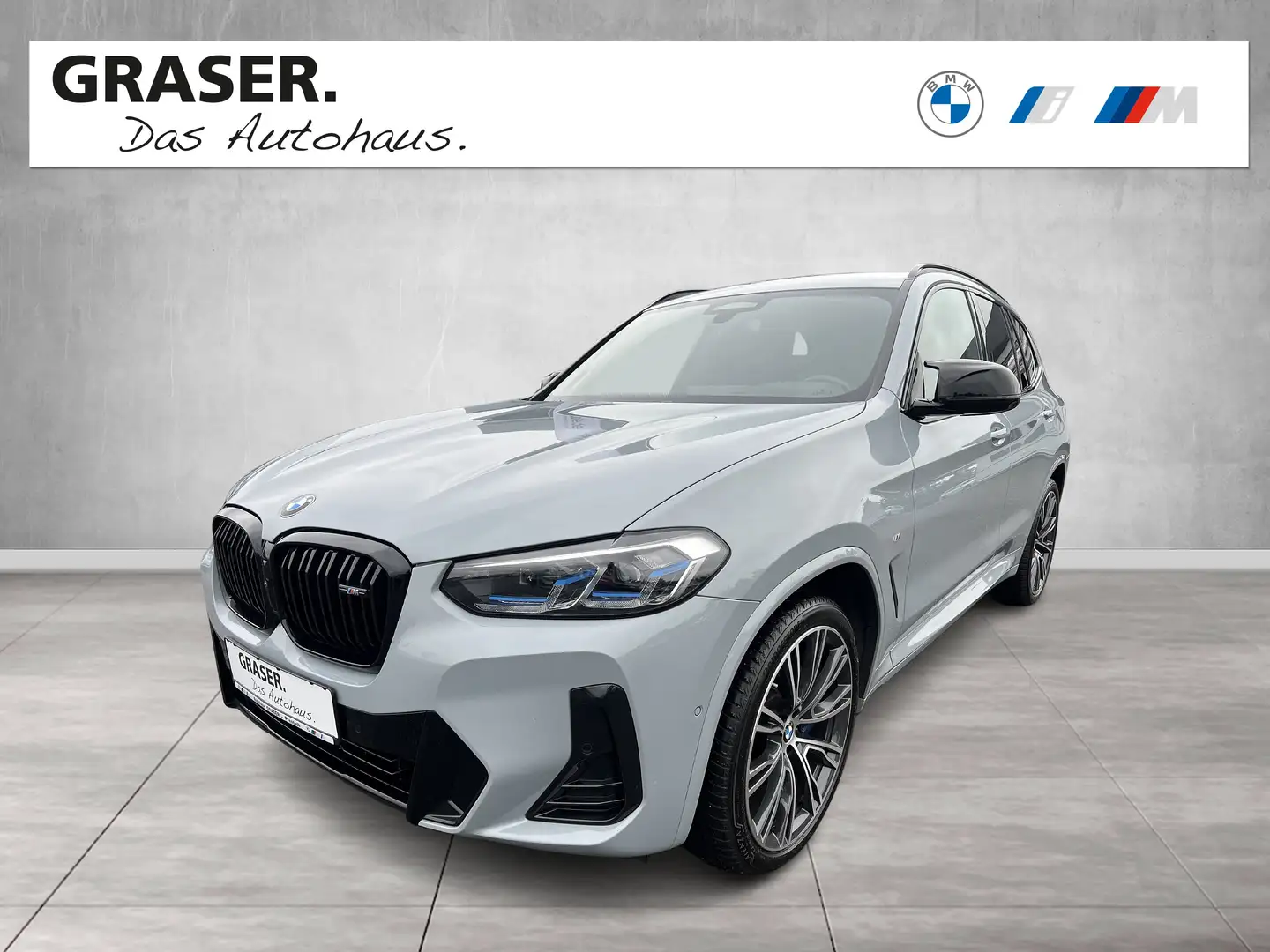 BMW X3 M 40d Head-Up HK HiFi DAB LED WLAN RFK PDC Grau - 1