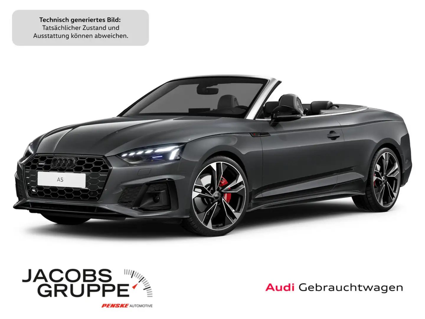 Audi A5 Cabriolet 40 TFSI quattro S-line S-tronic, Grau - 1