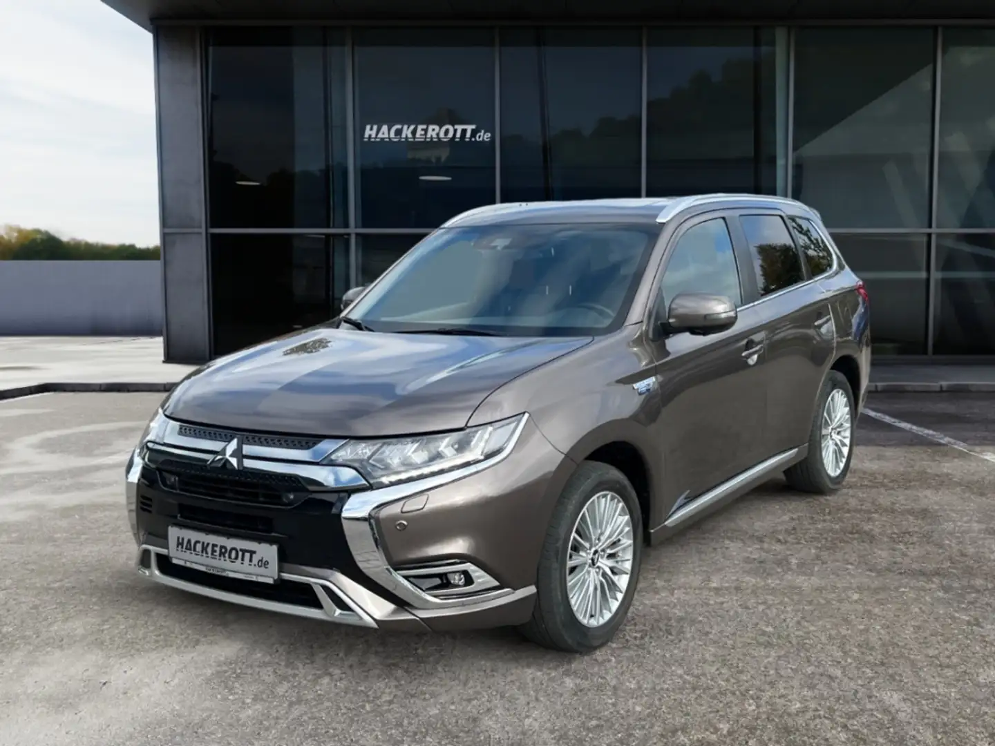 Mitsubishi Outlander 2.4 Plug-in Hybrid Plus 4WD Shzg. Leder Sitz elekt Marrón - 2