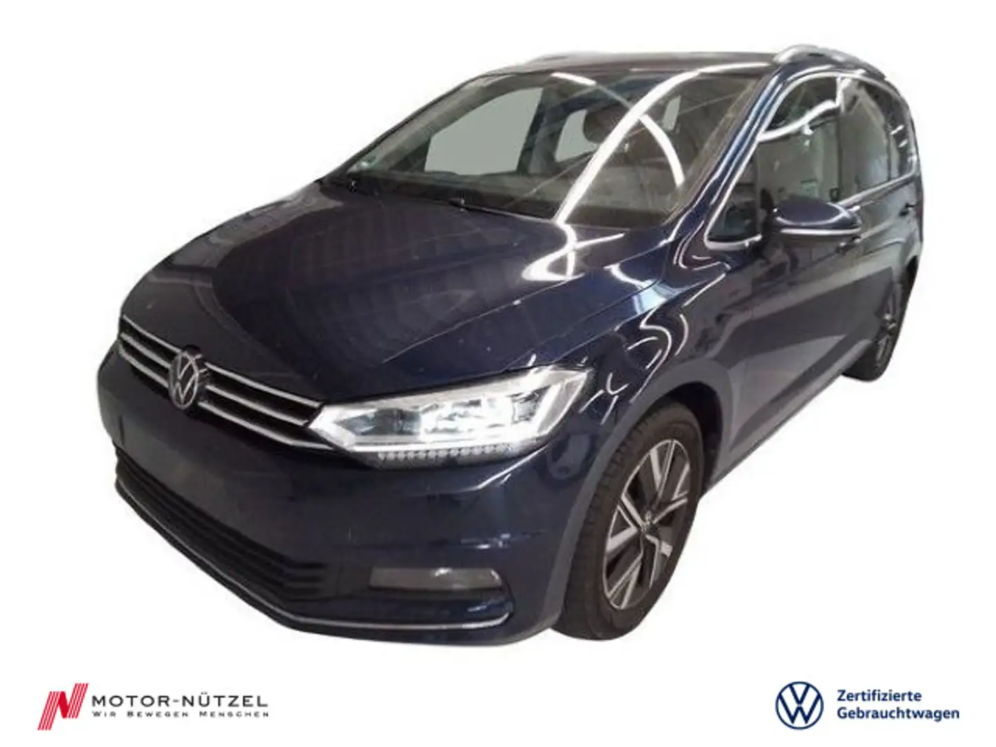 Volkswagen Touran 2.0 TDI DSG HL 5JG+LED+NAVI+AHK+ACC+7SI Blau - 1