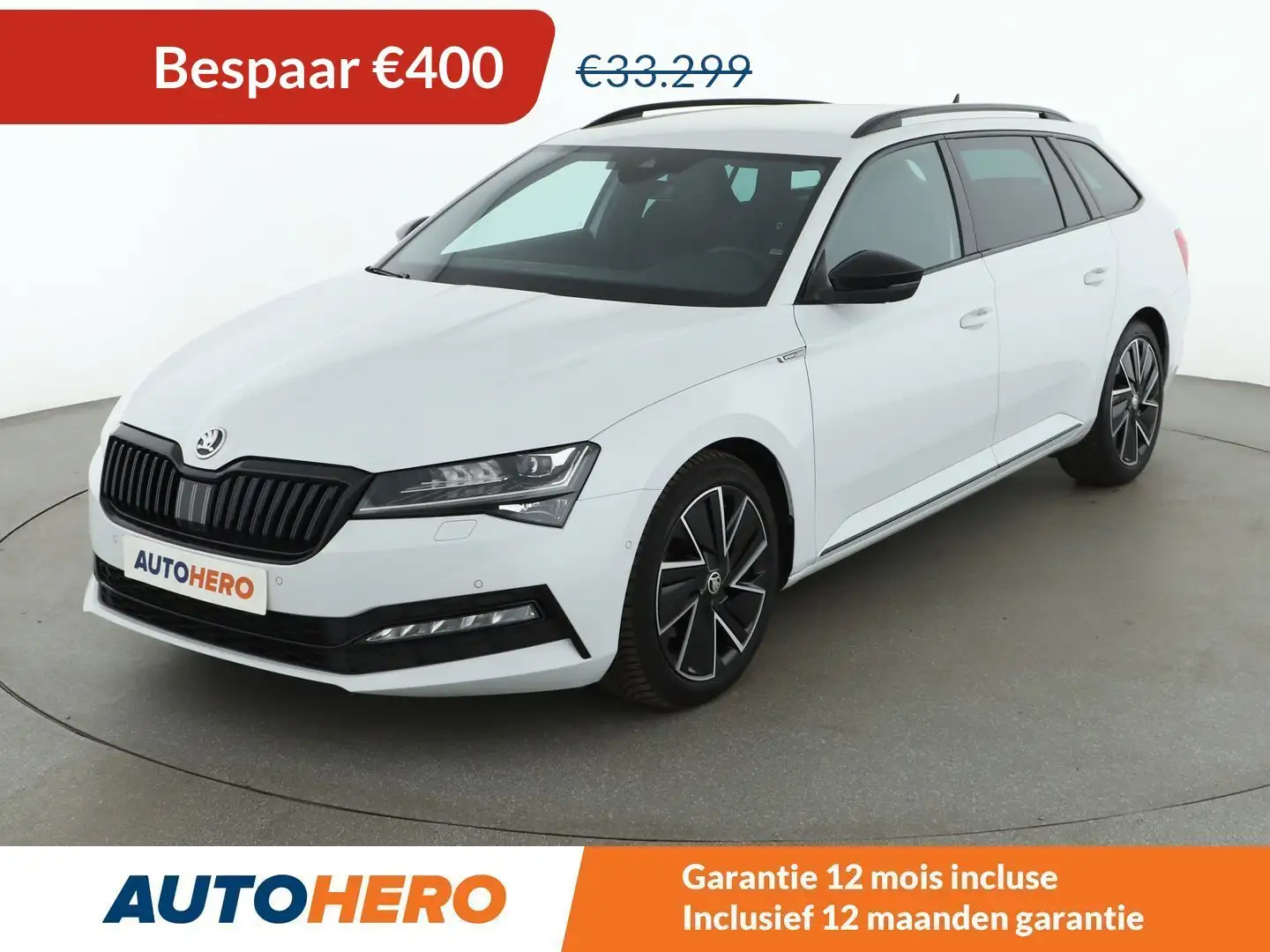 Skoda Superb 2.0 TDI SportLine Blanc - 1